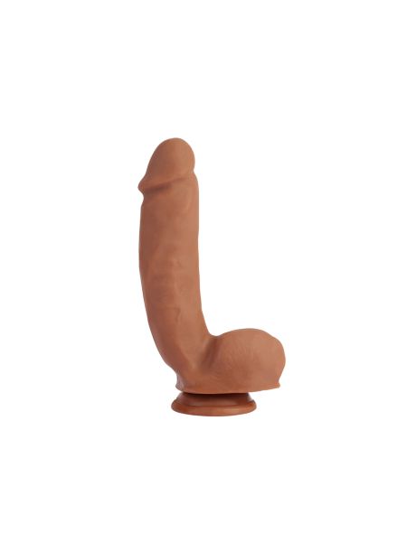 Miły w dotyku realistyczny penis z przyssawką 21cm - 2