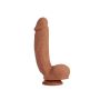 Miły w dotyku realistyczny penis z przyssawką 21cm - 3