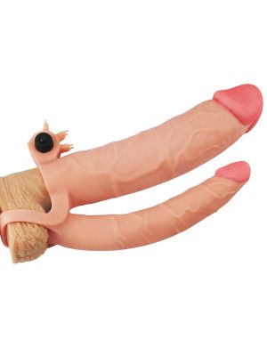 Nakładka na penisa z dodatkowym dildo i wypustkami - image 2