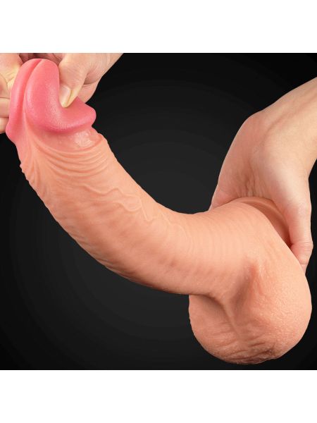 Ogromne dildo realistyczny wygląd przyssawka 30 cm - 6