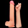 Ogromne dildo realistyczny wygląd przyssawka 30 cm - 8