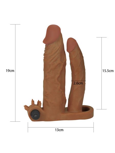 Opalone dildo na penisa wypustkami drugim dildo - 6