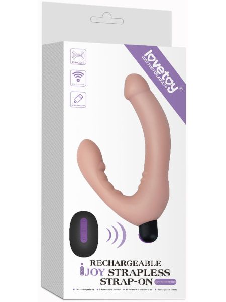 Podwójne dildo sex lesbijski 3 poziomy wibracji - 5