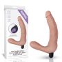 Podwójne dildo z wypustkami strap-on realistyczny - 2