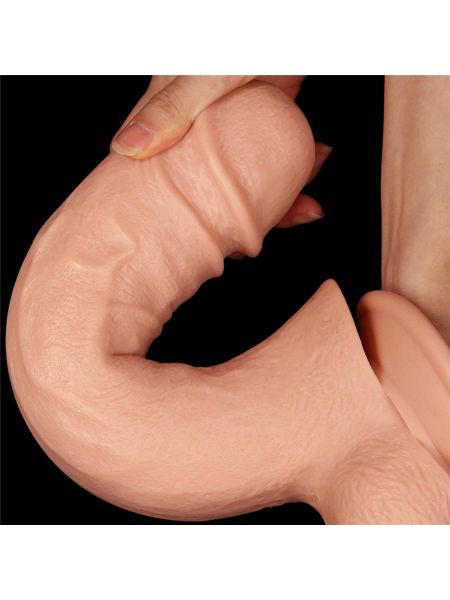 Podwójne potężne dildo do sexu wyżyłowane 33 cm - 11