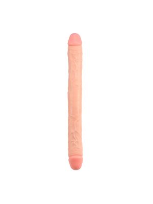 Proste podwójne dildo do sexu lesbijskiego 46 cm - image 2