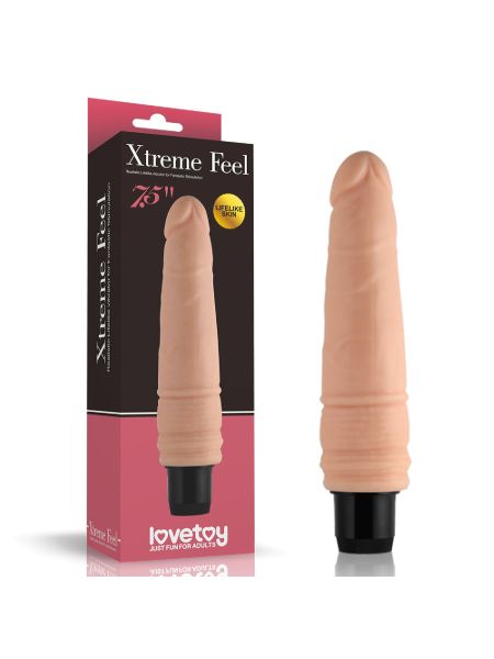 Wibrator realistyczny penis z wibracjami 20 cm