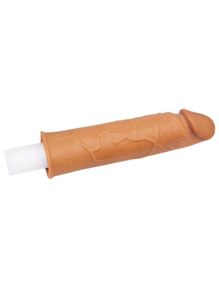 Realistyczna nakładka na penisa żylaste dildo 17cm - 3