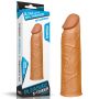 Realistyczna nakładka na penisa żylaste dildo 17cm - 2