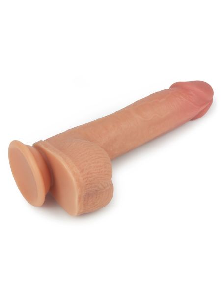 Realistyczne dildo  z przyssawką obrotowe 21,5 cm - 3