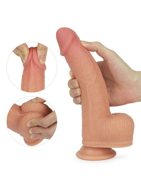 Realistyczne dildo  z przyssawką obrotowe 21,5 cm - 6