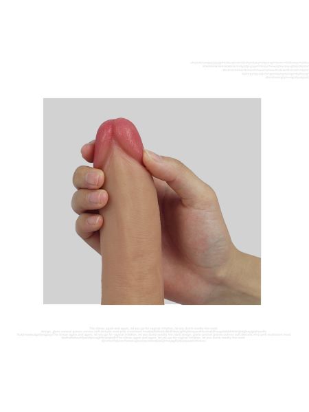 Realistyczne dildo silikonowe z przyssawką 20,5 cm - 10