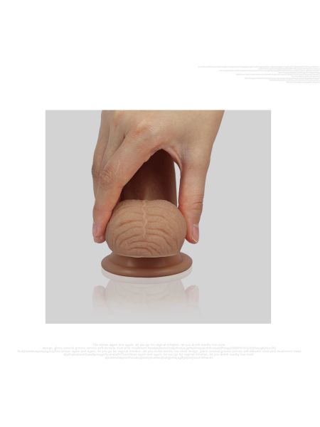 Realistyczne dildo silikonowe z przyssawką 20,5 cm - 12