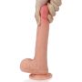 Realistyczne dildo silikonowe z przyssawką 20,5 cm - 10