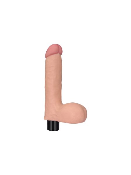 Realistyczny wibrator penis z jadrami 17 cm - 4
