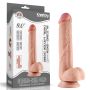 Realistyczne dildo z dwuwarstwowego materiału 18cm - 2