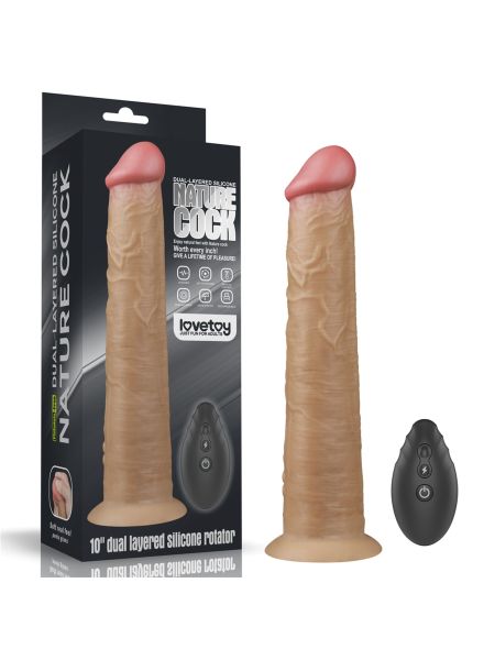 Realistyczne silikonowe żylaste sex dildo 26 cm