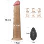 Realistyczne silikonowe żylaste sex dildo 26 cm - 3