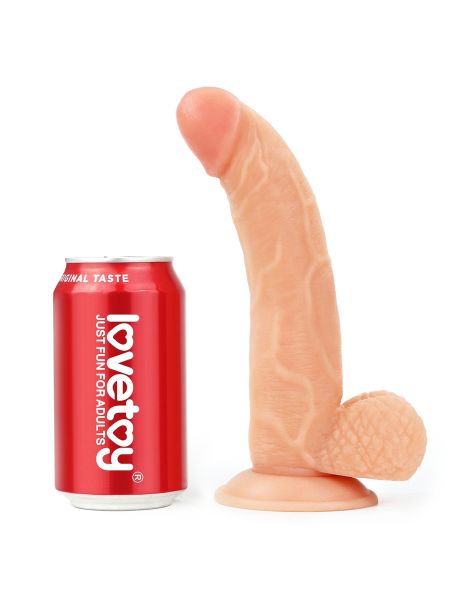 Strap-on elastyczne dildo realistyczny penis 21 cm - 11