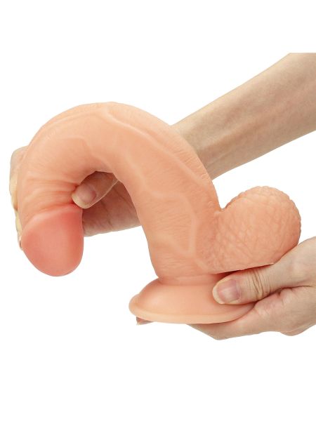 Strap-on elastyczne dildo realistyczny penis 21 cm - 12