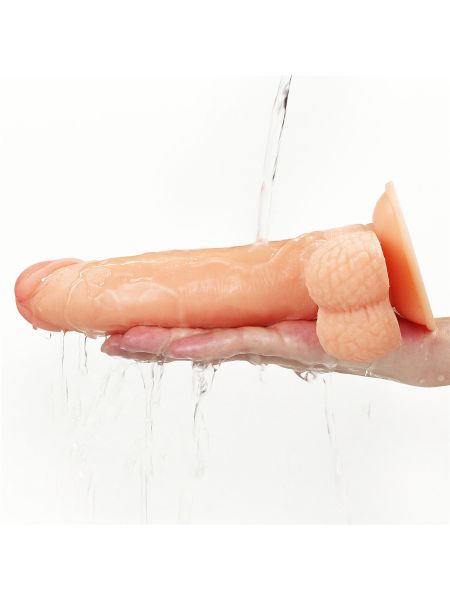 Strap-on elastyczne dildo realistyczny penis 21 cm - 14