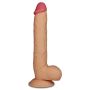 Super giętkie dildo z przyssawką i jądrami 27,5 cm - 5