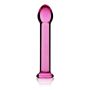 Szklane dildo z prostym trzonem i główką 16 cm - 2