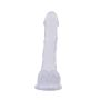 Transparentne dildo żylaste z przyssawka 19,5 cm - 3