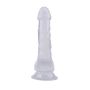 Transparentne dildo żylaste z przyssawka 19,5 cm - 5