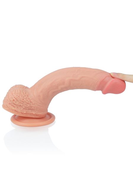 Wielkie dildo realistyczny penis z przyssawką - 7