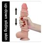 Wodoodporne dildo podwójna skóra przyssawka 23 cm - 7