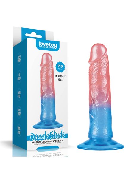 Żelowe dildo penis silikonowy z przyssawką