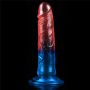 Żelowe dildo penis silikonowy z przyssawką - 7