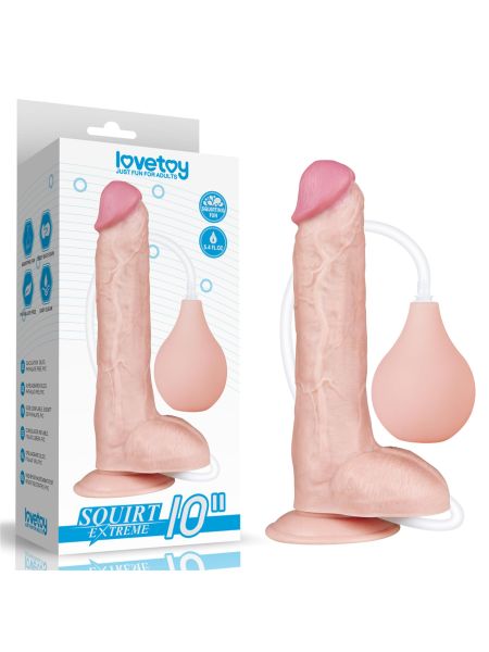 Żylaste dildo penis funkcja wytrysku pompowane 25