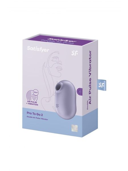 Powietrzny masażer łechtaczki Satisfyer Pro To Go 2 Violet - 7