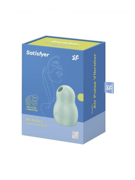 Powietrzny masażer łechtaczki Satisfyer Pro To Go 1 Mint - 7