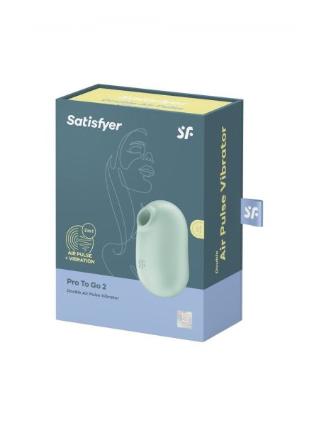 Powietrzny masażer łechtaczki Satisfyer Pro To Go 2 Mint - 7