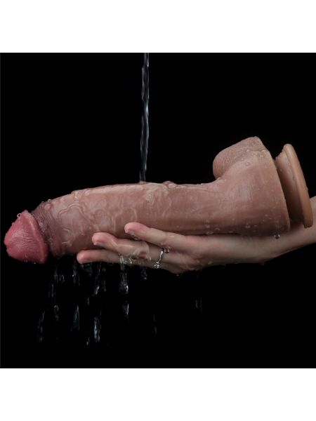 Długi sexowny penis realistycznie wykończony 27 cm - 12