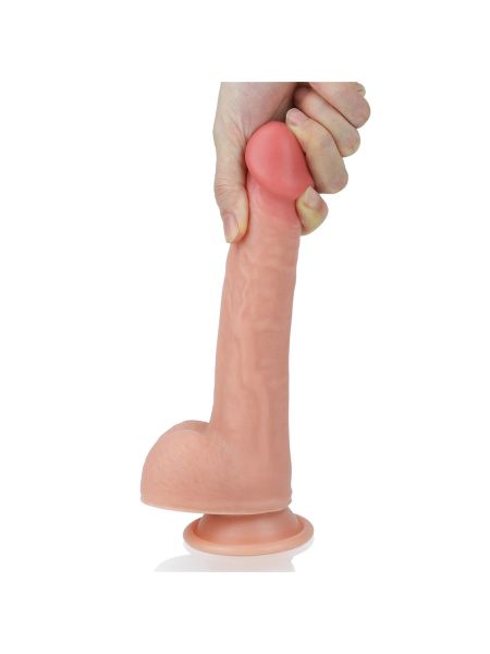 Duży elastyczny realistyczny penis przyssawka 20,5 - 5