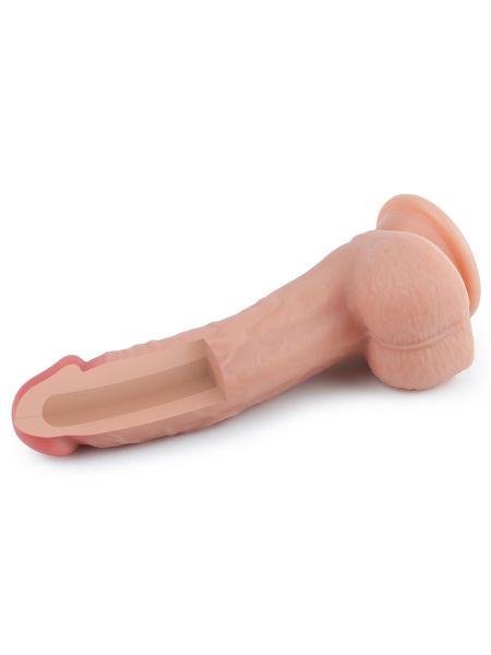 Duży elastyczny realistyczny penis przyssawka 20,5 - 8
