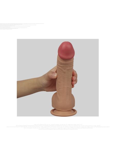 Duży elastyczny realistyczny penis przyssawka 20,5 - 12