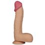 Duży żylasty cielisty penis z przyssawką 28,5 cm - 3