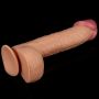 Duży żylasty cielisty penis dildo z jądrami przyssawką 28,5 cm - 6