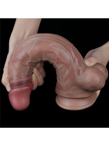 Gruby realistyczny penis z żyłami przyssawka 29cm - 6