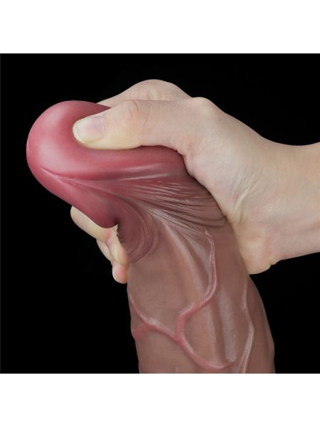 Gruby realistyczny penis z żyłami przyssawka 29cm - 7