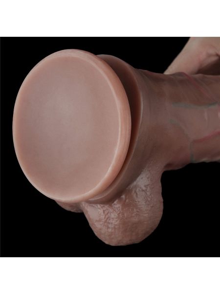 Gruby realistyczny penis z żyłami przyssawka 29cm - 10
