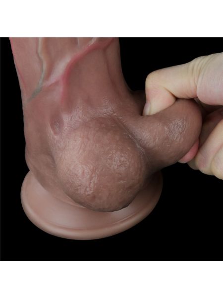 Gruby realistyczny penis z żyłami przyssawka 29cm - 15