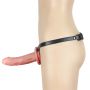 Gumowy strap-on sex analny żylasty trzon 18 cm - 6