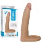 Gumowy strap-on sztuczny penis sex analny 17,5 cm - 2