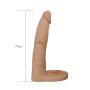 Gumowy strap-on sztuczny penis sex analny 17,5 cm - 7